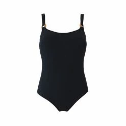 Pour Moi Black Cali Recycled Ring Underwired Control Swimsuit -Pour Moi Shop unnamed file 3352