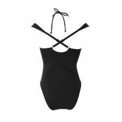 Pour Moi Black Underwired Off The Shoulder Double Strap Control Swimsuit -Pour Moi Shop unnamed file 3369