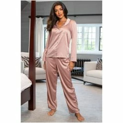 Pour Moi Black Dusk Satin Pyjama Set 5 Pour Moi Black Dusk Satin Pyjama Set -Pour Moi Shop unnamed file 3404