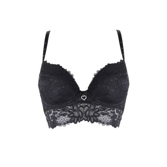 unnamed-file-341.jpg Pour Moi Black Bling It On Padded Plunge Longline Bra -Pour Moi Shop unnamed file 341