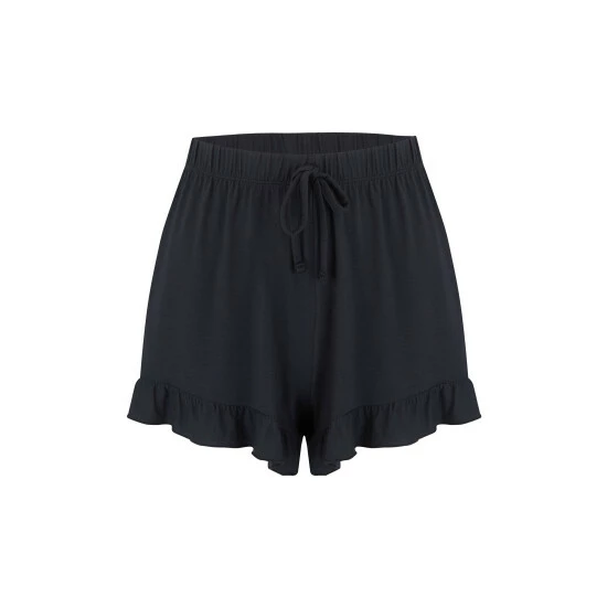 Pour Moi Black Sofa Love Frill Jersey Short 2 Pour Moi Black Sofa Love Frill Jersey Short - Image 2