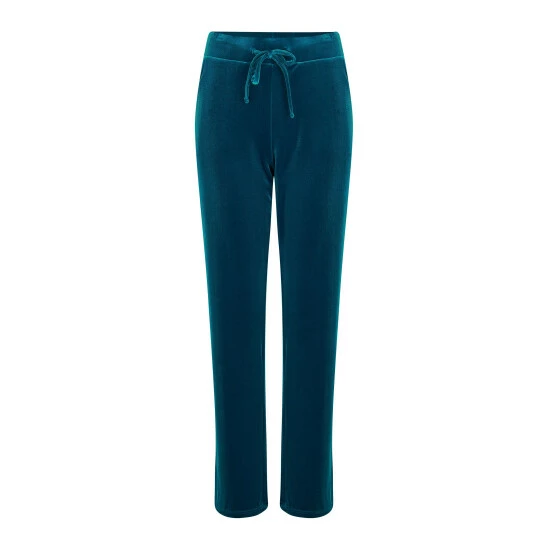 Pour Moi Blue Velour Pyjama Set 4 Pour Moi Blue Velour Pyjama Set - Image 4