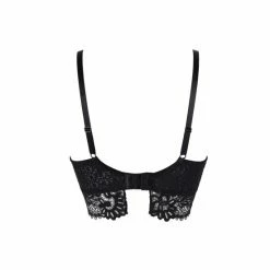 Pour Moi Black Bling It On Padded Plunge Longline Bra 3 Pour Moi Black Bling It On Padded Plunge Longline Bra -Pour Moi Shop unnamed file 342