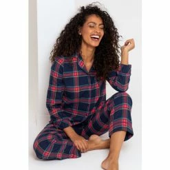 Pour Moi Blue Cosy Check Pyjama Set 2 Pour Moi Blue Cosy Check Pyjama Set -Pour Moi Shop unnamed file 3423