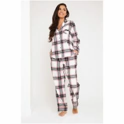 Pour Moi Blue Cosy Check Pyjama Set 7 Pour Moi Blue Cosy Check Pyjama Set -Pour Moi Shop unnamed file 3428