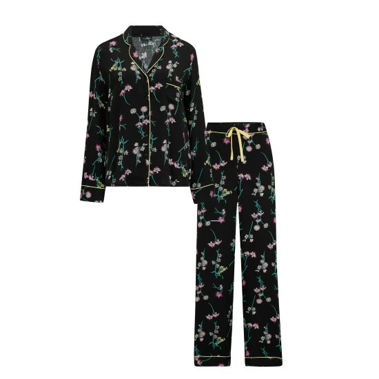 Pour Moi Black Luxe Woven Pyjama 4 Pour Moi Black Luxe Woven Pyjama - Image 4