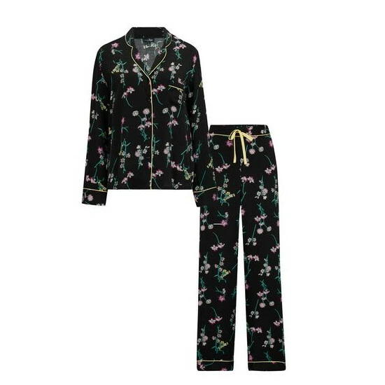 Pour Moi Black Luxe Woven Pyjama 5 Pour Moi Black Luxe Woven Pyjama - Image 5