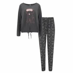 Pour Moi Grey Jersey Cotton Cockapoo Pyjama Set -Pour Moi Shop unnamed file 3467