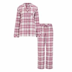 Pour Moi Ivory Cosy Check Pyjama Set -Pour Moi Shop unnamed file 3482