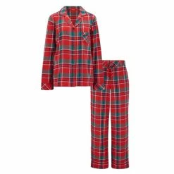 Pour Moi Ivory Cosy Check Pyjama Set -Pour Moi Shop unnamed file 3486