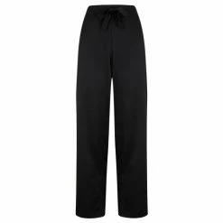 Pour Moi Black Jersey And Satin Mix Frill Pyjama -Pour Moi Shop unnamed file 3497