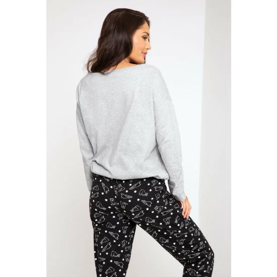 Pour Moi Grey Bearly Awake Cotton Pyjama Set 3 Pour Moi Grey Bearly Awake Cotton Pyjama Set - Image 3