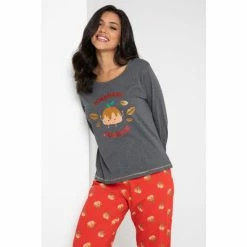 Pour Moi Grey Kissmass Pudding Cotton Jersey Christmas Pyjama Set 8 Pour Moi Grey Kissmass Pudding Cotton Jersey Christmas Pyjama Set -Pour Moi Shop unnamed file 3508