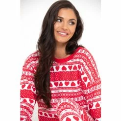 Pour Moi Red Fairisle Cotton Jersey Pyjama Set -Pour Moi Shop unnamed file 3514