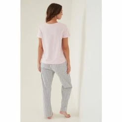 Pour Moi Pink Good Vibes Cotton Jersey Pyjama Set -Pour Moi Shop unnamed file 3532