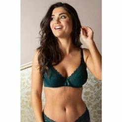 Pour Moi Green Rebel Underwired Plunge Bra