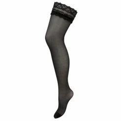 Pour Moi Black Dark Romance Eyelash Lace Top 15 Denier Stocking -Pour Moi Shop unnamed file 3579