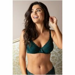 Pour Moi Green Rebel Underwired Plunge Bra -Pour Moi Shop unnamed file 360
