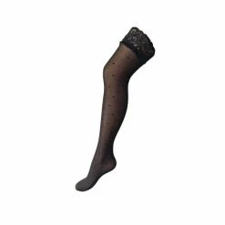 Alternative view of Pour Moi Black Decadence Love Heart 15 Denier Hold Up