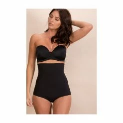 Pour Moi Black Definitions High Waist Shaping Brief