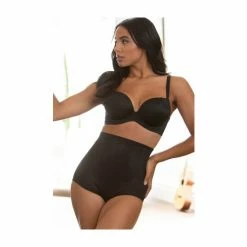 Pour Moi Lingerie Black Hourglass Firm Control Brief