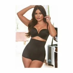 Pour Moi Lingerie Black Hourglass Firm Control High Waist Brief