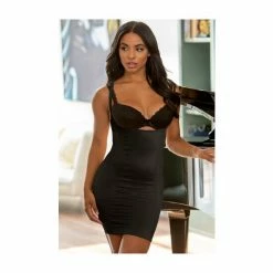 Pour Moi Lingerie Black Hourglass Firm Control Wear Your Own Bra Slip