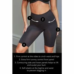 Pour Moi Black Hourglass Firm Control High Waist Short -Pour Moi Shop unnamed file 3690