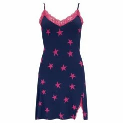 Pour Moi Black Sofa Loves Lace Secret Support Soft Jersey Split Chemise -Pour Moi Shop unnamed file 3710