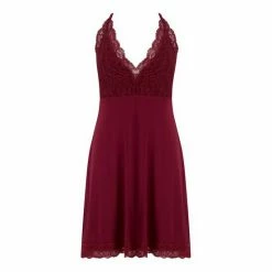 Pour Moi Red Sofa Loves Lace Removable Cup Jersey Chemise -Pour Moi Shop unnamed file 3748