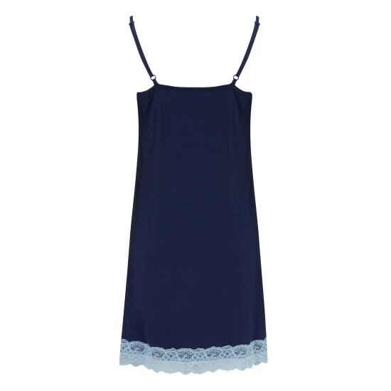 Pour Moi Blue Sofa Loves Lace Secret Support Soft Jersey Chemise 5 Pour Moi Blue Sofa Loves Lace Secret Support Soft Jersey Chemise - Image 5