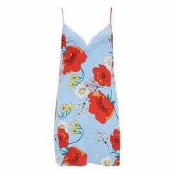 Pour Moi Blue Luxe Woven Lace Insert Chemise -Pour Moi Shop unnamed file 3790
