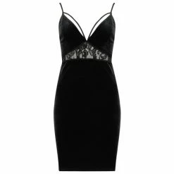 Pour Moi Black Velour Lace Trim Chemise 9 Pour Moi Black Velour Lace Trim Chemise -Pour Moi Shop unnamed file 3794