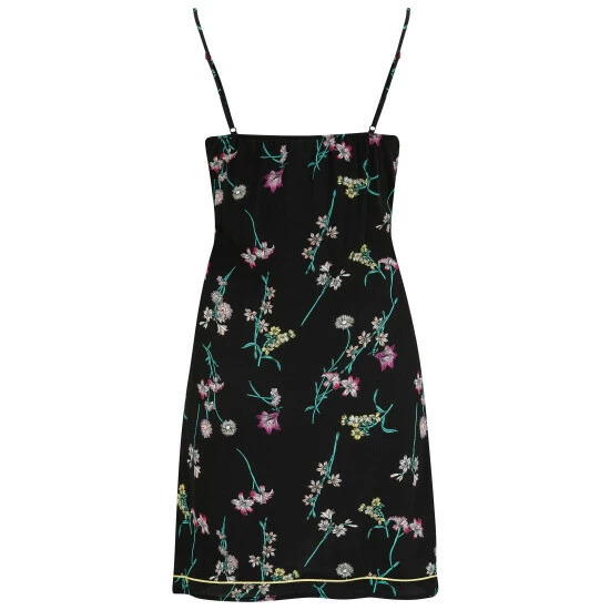 Pour Moi Black Luxe Woven Contrast Trim Chemise 5 Pour Moi Black Luxe Woven Contrast Trim Chemise - Image 5