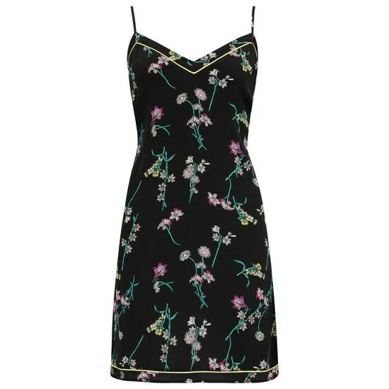 Pour Moi Black Luxe Woven Contrast Trim Chemise 6 Pour Moi Black Luxe Woven Contrast Trim Chemise - Image 6