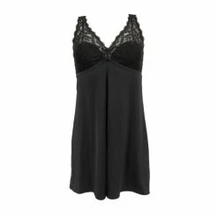Pour Moi Black Flora Luxe Chemise -Pour Moi Shop unnamed file 3844