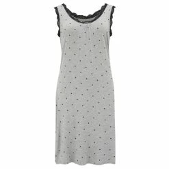 Pour Moi Grey Spot Print Jersey Built Up Shoulder Nightdress -Pour Moi Shop unnamed file 3914
