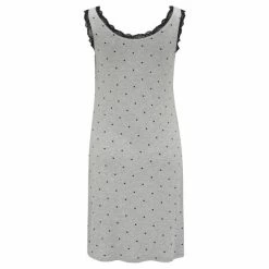 Pour Moi Grey Spot Print Jersey Built Up Shoulder Nightdress -Pour Moi Shop unnamed file 3915