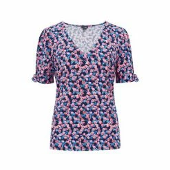 Pour Moi Black Bella Slinky Recycled Jersey Tie Sleeve Top -Pour Moi Shop unnamed file 3935