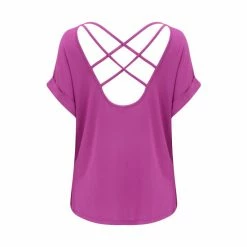 Pour Moi Black Energy Cross Back Short Sleeve Yoga Top -Pour Moi Shop unnamed file 3948