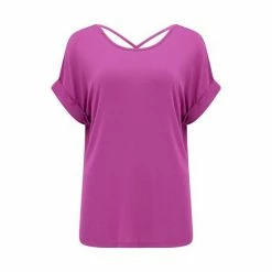 Pour Moi Black Energy Cross Back Short Sleeve Yoga Top -Pour Moi Shop unnamed file 3949