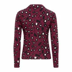Pour Moi Berry Leopard Lana Ruche Front Slinky Recycled Jersey Top -Pour Moi Shop unnamed file 3987