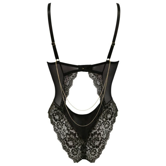 Pour Moi Black Laced In Gold Soft Body 5 Pour Moi Black Laced In Gold Soft Body - Image 5