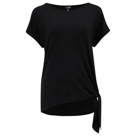 Pour Moi Black Energy Tie Side Short Sleeve Yoga Top 6 Pour Moi Black Energy Tie Side Short Sleeve Yoga Top - Image 6
