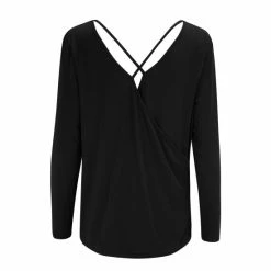 Pour Moi Black Cross Back Jersey Yoga Top -Pour Moi Shop unnamed file 4009
