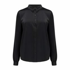 Pour Moi Black Millie Satin Woven Shirt -Pour Moi Shop unnamed file 4018