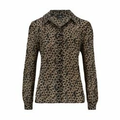 Pour Moi Black Natalya Chiffon Long Sleeve Shirt -Pour Moi Shop unnamed file 4053