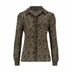 Pour Moi Black Natalya Chiffon Long Sleeve Shirt -Pour Moi Shop unnamed file 4055