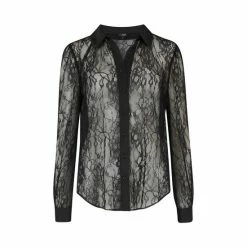 Pour Moi Black Lace Button Front Long Sleeve Shirt 9 Pour Moi Black Lace Button Front Long Sleeve Shirt -Pour Moi Shop unnamed file 4081