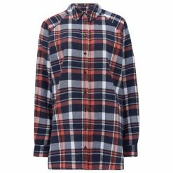 Pour Moi Blue Remi Woven Check Boyfriend Shirt -Pour Moi Shop unnamed file 4087